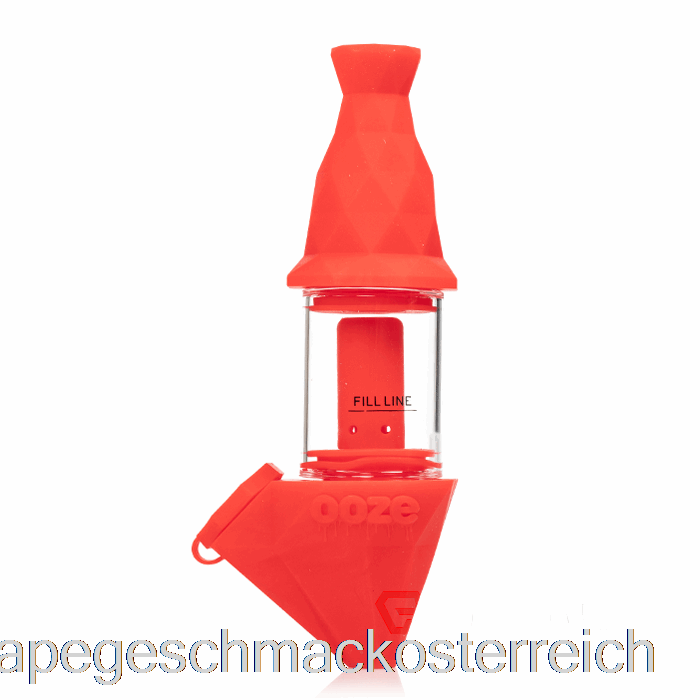 Ooze Bectar Silikon-Bubbler Scarlet (rot) Vape-Geschmack